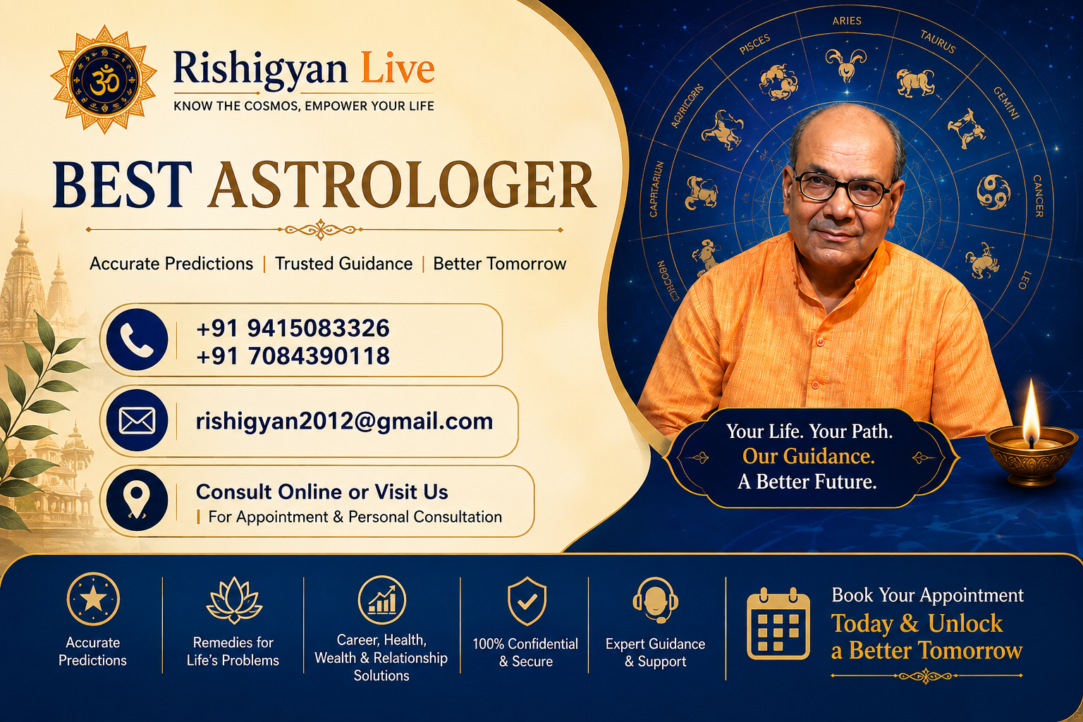 Best Astrologer in Lucknow - Rishigyan Live